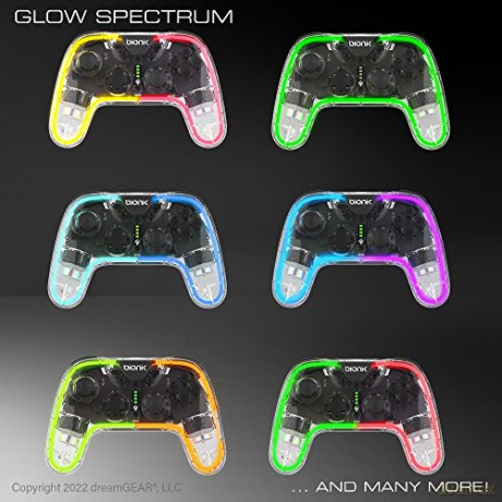 Bionik: Bionik Nintendo Switch Neoglow Wireless Rgb Controller