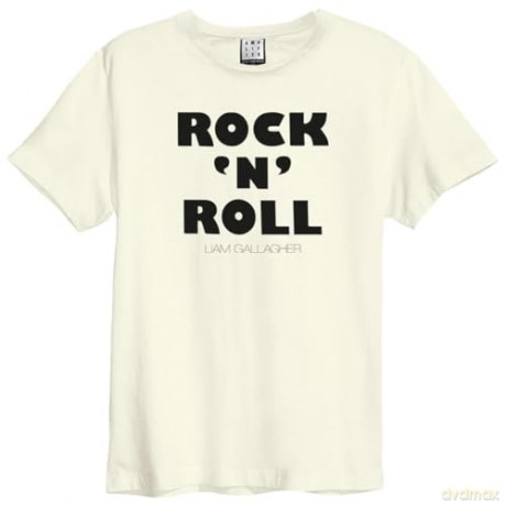Liam Gallagher: Liam Gallagher Rock N Roll Amplified Vintage White Large T Shirt