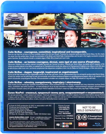 Colin McRae: Rally Legend [Blu-Ray]