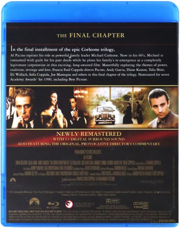 Ojciec chrzestny III [Blu-Ray]