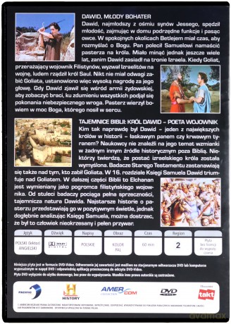 Biblia 11 Księgi o sensie istnienia, cierpieniu, śmierci: Dawid, młody bohater [DVD]