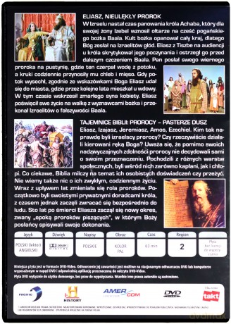 Biblia 14 Patriarchowie - Abraham, Izaak, Jakub: Eliasz, nieulegly prorok [DVD]