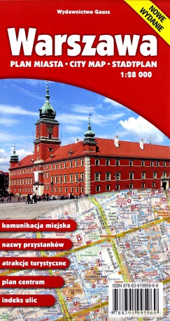 Warszawa. Plan miasta 1:28 000 [KSIĄŻKA]