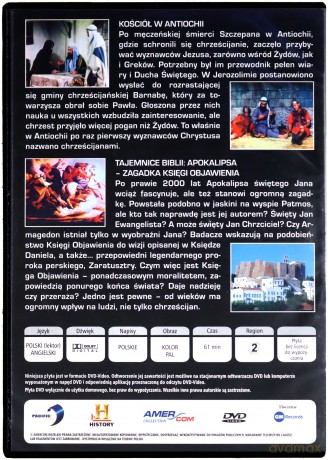 Biblia 31 Przypowieści Jezusa: Kościół w Antiochii; Apokalipsa-Zagadka Księgi Objawienia [DVD]