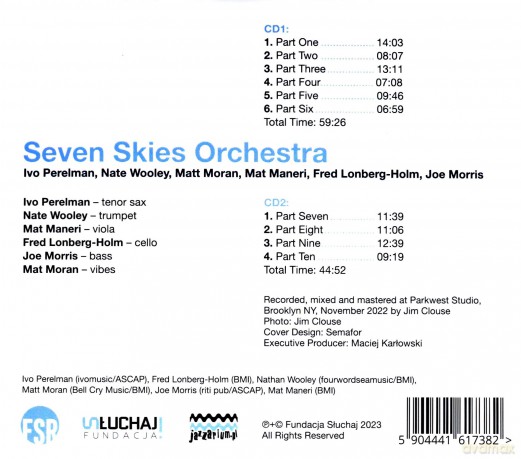 Ivo Perelman: Seven Skies Orchestra [2CD]