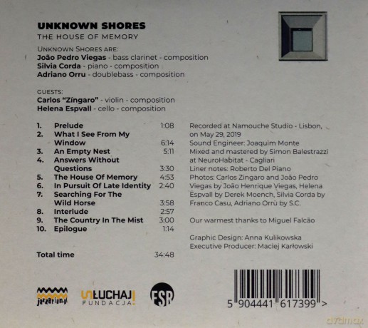 Unknown Shores: The House Of Memory [CD]