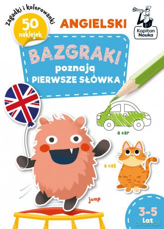 Angielski. Bazgraki poznają pierwsze słówka. Bazgraki - Katarzyna Szumska [KSIĄŻKA]
