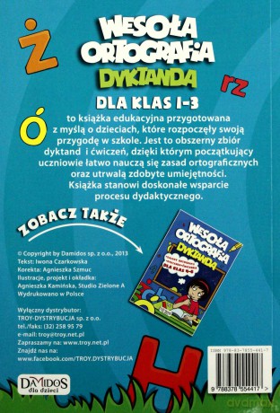 Wesoła ortografia. Dyktanda dla klas 1-3 [KSIĄŻKA]