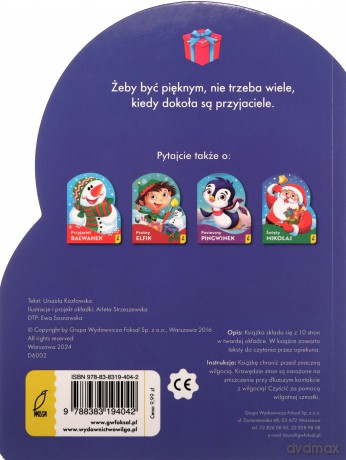 Najpiękniejsza choinka. Wykrojnik - Urszula Kozłowska [KSIĄŻKA]