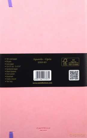 Notatnik Castelli Aquarela Cipri 13x21 linia
