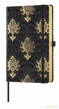 Notatnik Castelli Baroque Gold 25x19 linia
