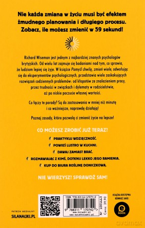 Pomyśl chwilę, zmień wiele - Richard Wiseman [KSIĄŻKA]