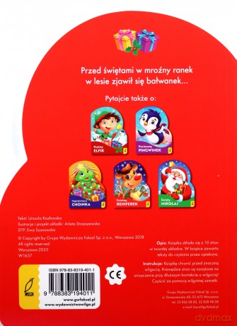 Przyjaciel bałwanek. Wykrojnik - Urszula Kozłowska [KSIĄŻKA]