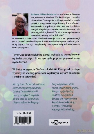 Słodki świat Tymona. Tajny agent Słońca - Barbara Gibbs-Swiderski [KSIĄŻKA]