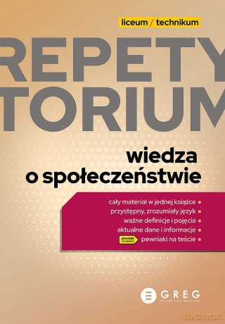 Wiedza o społeczeństwie. Repetytorium liceum/technikum 2023 [KSIĄŻKA]