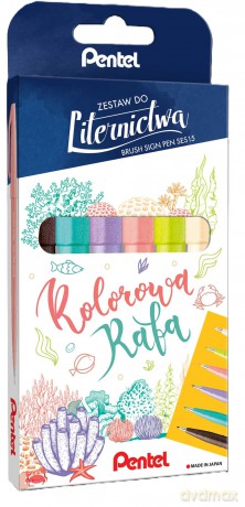 Zestaw do liternictwa Kolorowa rafa