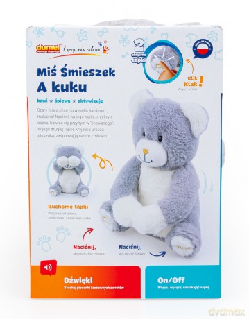 DUMEL DISCOVERY MIŚ ŚMIESZEK A KUKU DŻWIĘK