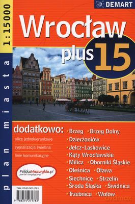 Wrocław +15. Plan miasta 1:15 000 [KSIĄŻKA]