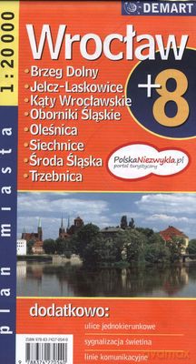 Wrocław +8. Plan miasta 1:20 000 [KSIĄŻKA]