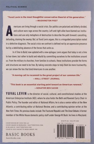 A Time To Build - Yuval Levin [KSIĄŻKA]