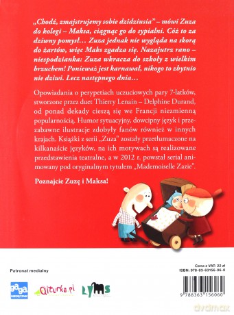 Zuza chce mieć dzidziusia - Thierry Lenain, Delphine Durand [KSIĄŻKA]