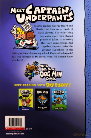 Adventures Captain Underpants - Dav Pilkey [KSIĄŻKA]