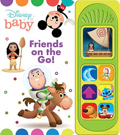 Disney Baby Friends On The Go Sound Book - Pi Kids [KSIĄŻKA]