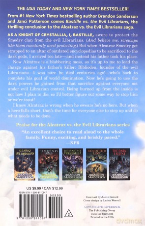 Bastille V Evil Librarians - Brandon Sanderson [KSIĄŻKA]