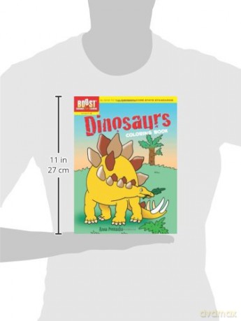 Boost Dinosaurs Coloring Book - Anna Pomaska [KSIĄŻKA]