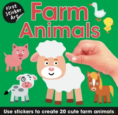 Farm Animals Sticker Book - Paul Calver [KSIĄŻKA]