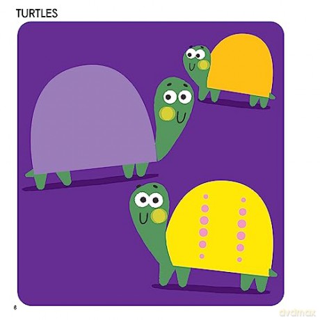 First Fun Sticker Painting Animals - Edward (Ill) Miller [KSIĄŻKA]
