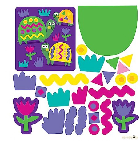 First Fun Sticker Painting Animals - Edward (Ill) Miller [KSIĄŻKA]