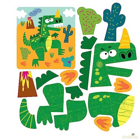 First Fun Sticker Painting Animals - Edward (Ill) Miller [KSIĄŻKA]
