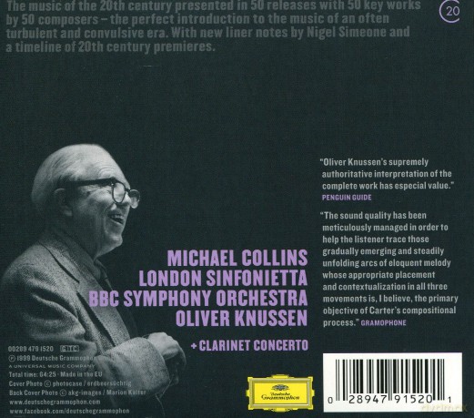 Oliver Knussen: Carter:Symphonia (20C) [CD]