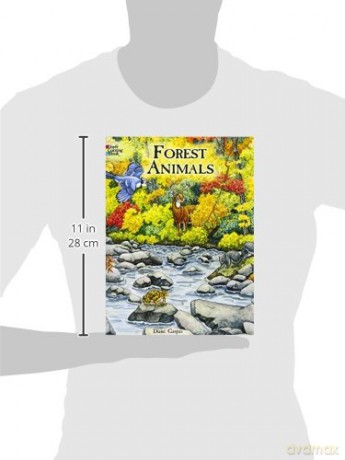 Forest Animals Colouring Book - Gaspas [KSIĄŻKA]