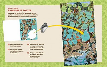 Creatures Of The Rainforest Sticker Post - Fiona Ocea Simmance [KSIĄŻKA]