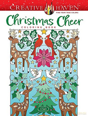 Christmas Cheer Coloring Book - Jo Taylor [KSIĄŻKA]