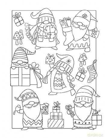Christmas Cheer Coloring Book - Jo Taylor [KSIĄŻKA]