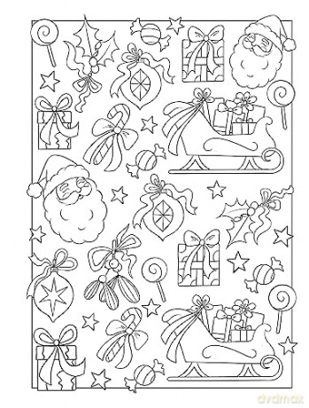 Christmas Cheer Coloring Book - Jo Taylor [KSIĄŻKA]