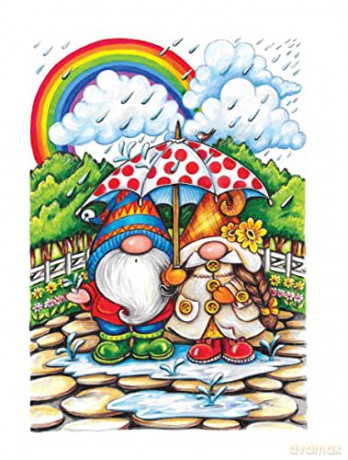 Gnome Sweet Gnome Coloring Book - Teresa Goodridge [KSIĄŻKA]