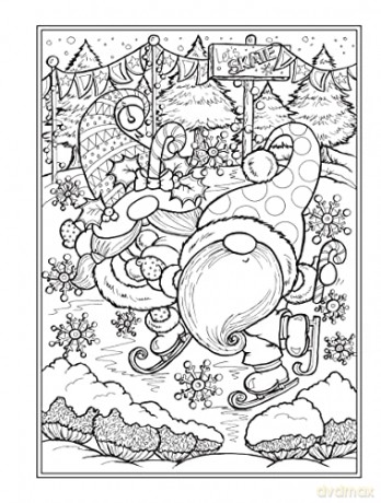 Gnome Sweet Gnome Coloring Book - Teresa Goodridge [KSIĄŻKA]