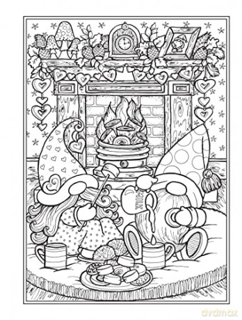 Gnome Sweet Gnome Coloring Book - Teresa Goodridge [KSIĄŻKA]