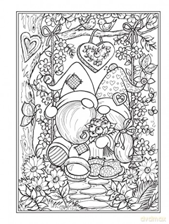 Gnome Sweet Gnome Coloring Book - Teresa Goodridge [KSIĄŻKA]