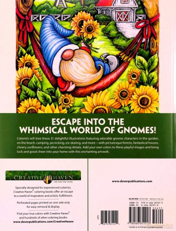 Gnome Sweet Gnome Coloring Book - Teresa Goodridge [KSIĄŻKA]