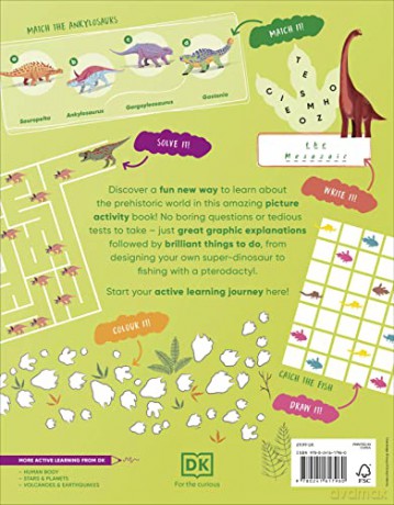 Active Learning Dinosaurs/Other Prehisto - Dk [KSIĄŻKA]