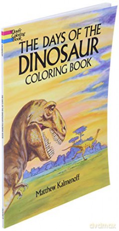 Days Of The Dinosaur Colouring Book - Matthew Kalmenoff [KSIĄŻKA]