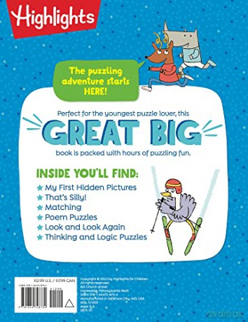 Great Big Book First Puzzles - Highlights [KSIĄŻKA]