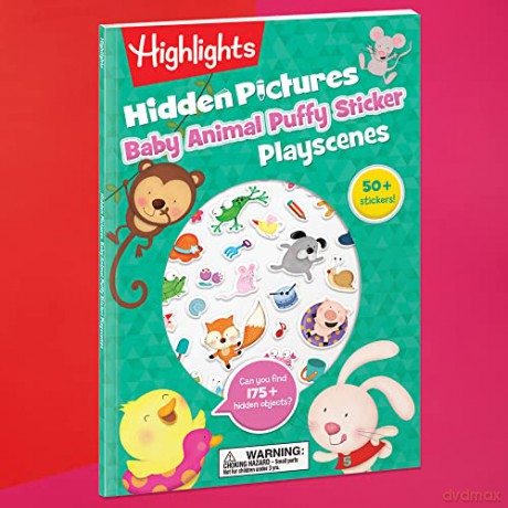 Baby Animal Hp Puffy Sticker - Highlights [KSIĄŻKA]