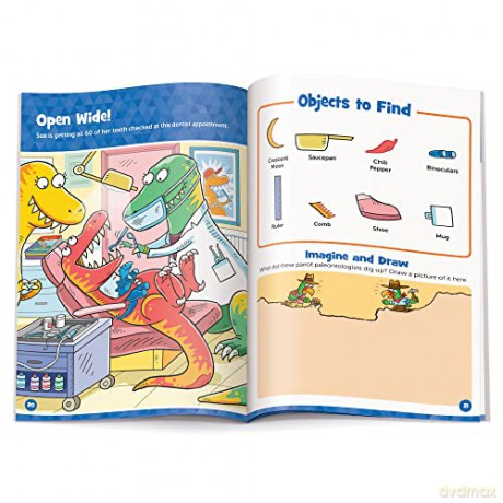 Dinosaur Puffy Sticker Playscenes - Highlights [KSIĄŻKA]