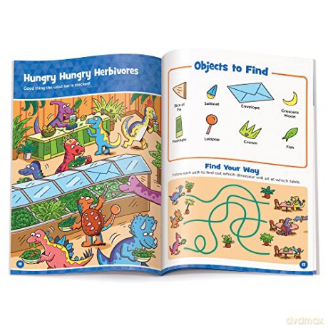 Dinosaur Puffy Sticker Playscenes - Highlights [KSIĄŻKA]